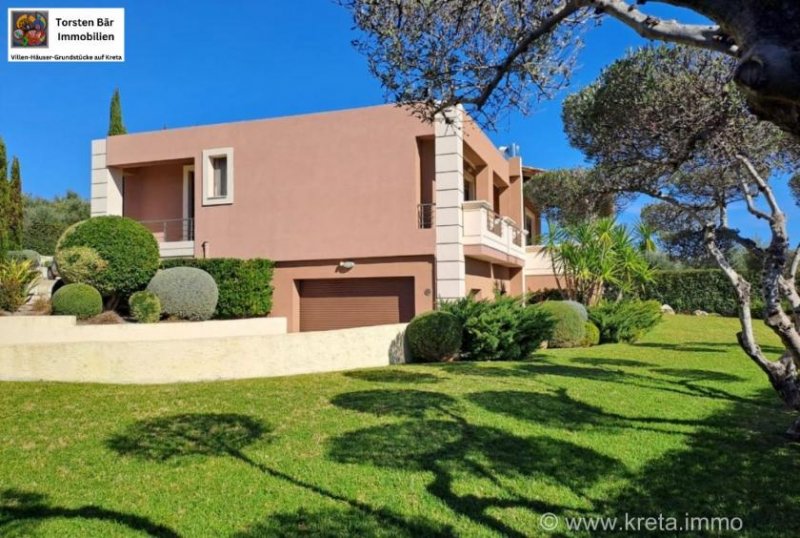 Kalives Kreta, Kalives - freistehende Villa mit Meer- und Bergblick Haus kaufen
